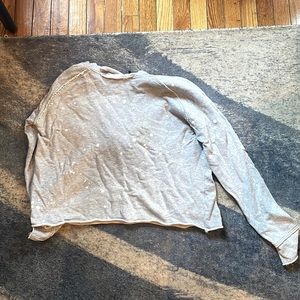 Generation love hoodie with white bleach stains (came this way)